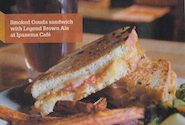 Grilled Cheese and brown ale